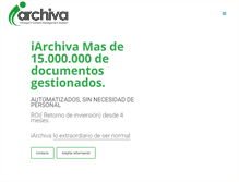 Tablet Screenshot of iarchiva.com